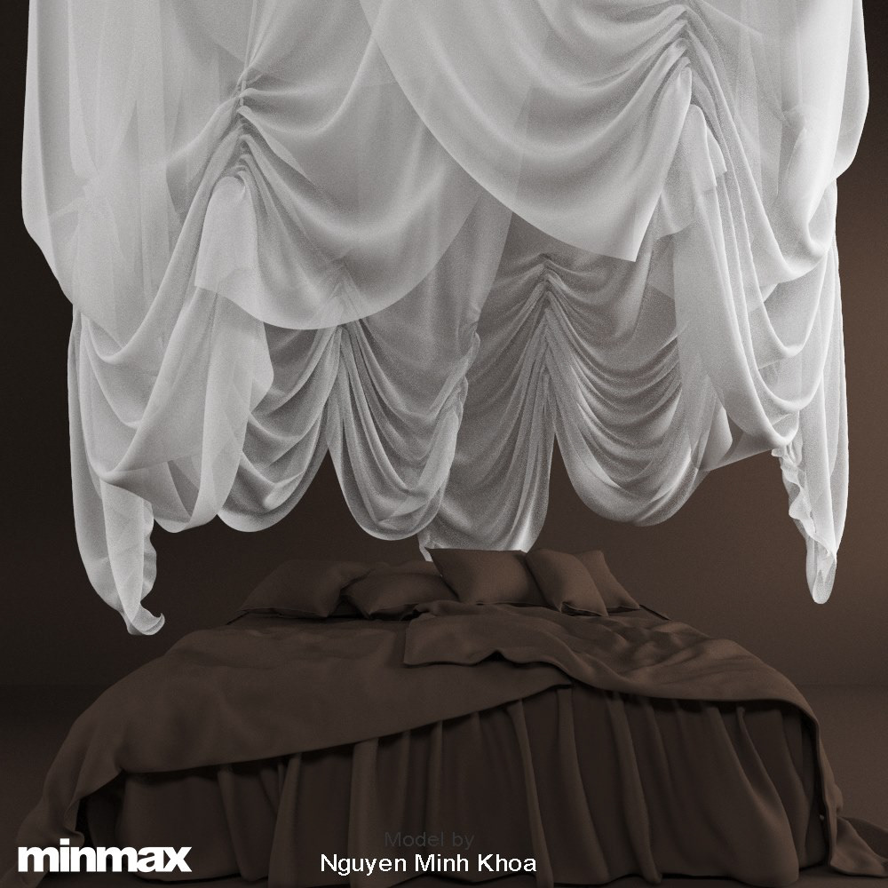 3ds max curtain FREE 3d model furniture interior design  visualization