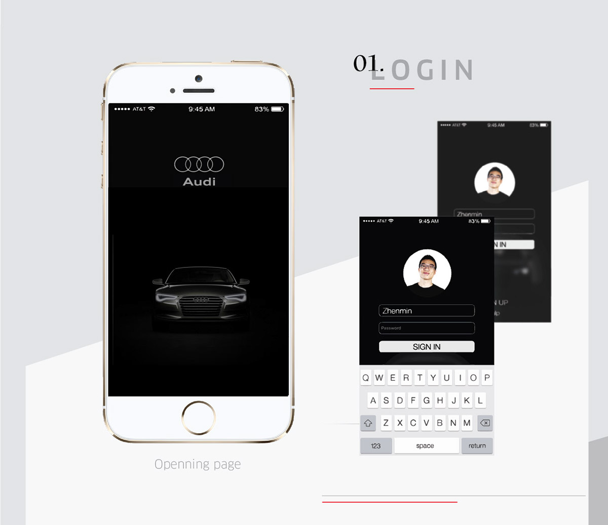Audi self-parking car app parking system user experience user interface
