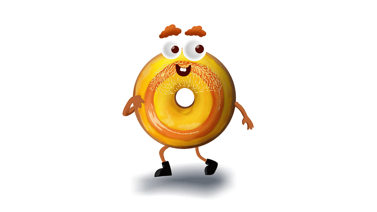 advertisement Dunkin Donut dunkydoit Character design  animation  DANCE   Dunkin Donuts