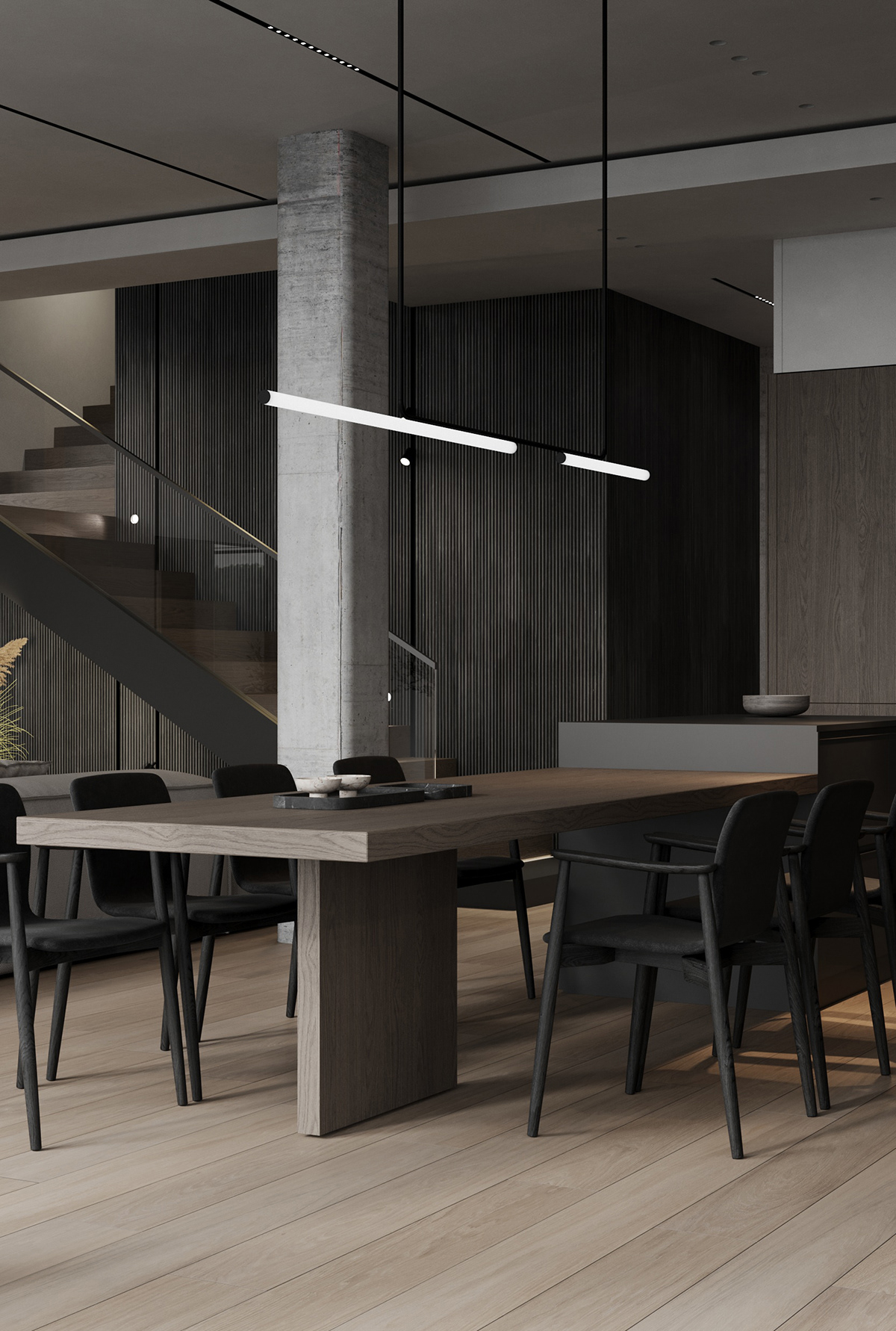 archviz bedroom CGI Interior interior design  kitchen kitchen design living room Render visualization