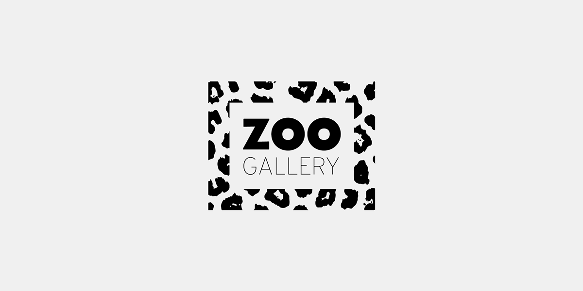 branding  identity logo zoo gallery art wild jungle