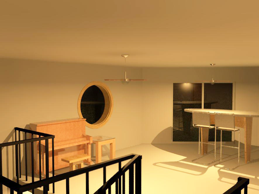 Autodesk revit Experimenting house Interior furniture