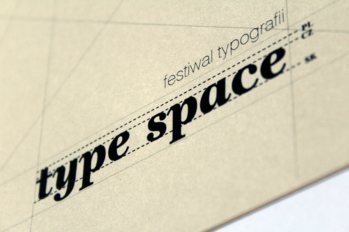 katarzyna zapart logo type Space  festival flyer identity