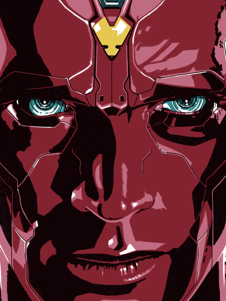 hero complex gallery Avengers ultron Joss Whedon paul bettany screen print movie poster