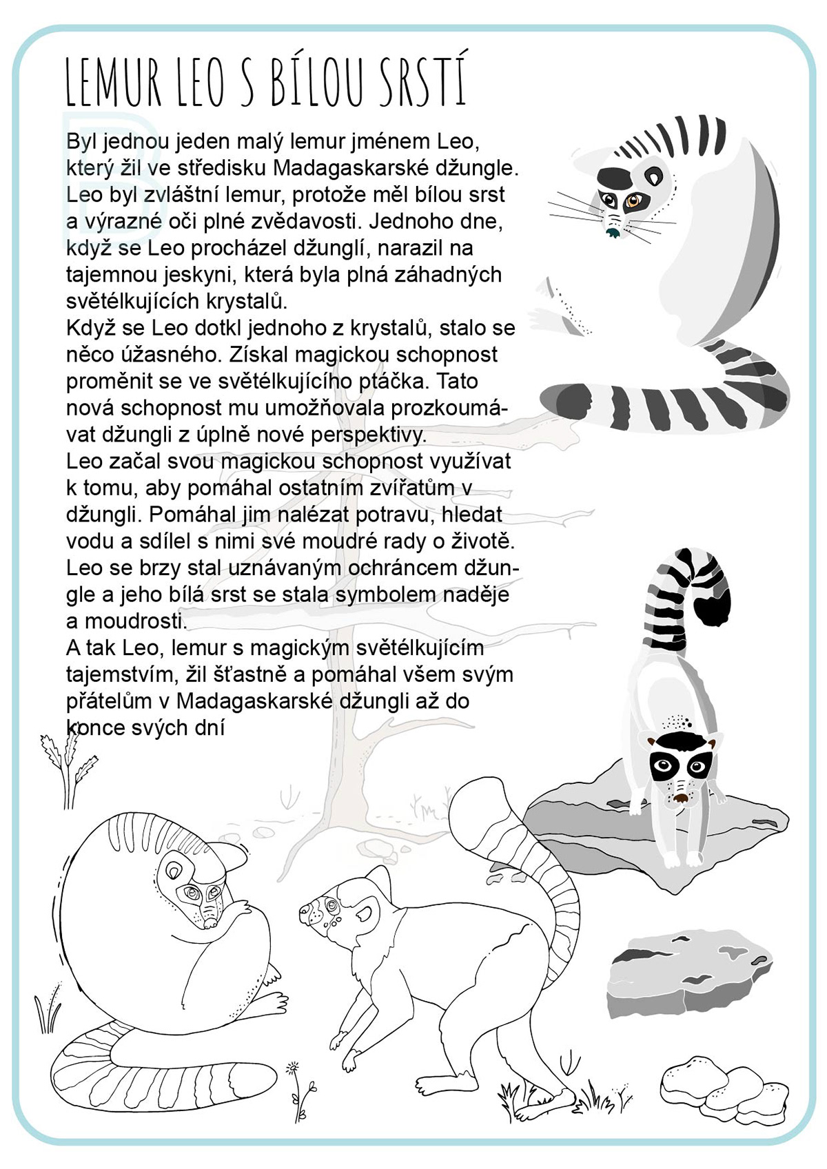 illustrations lemur animal Digital Art 