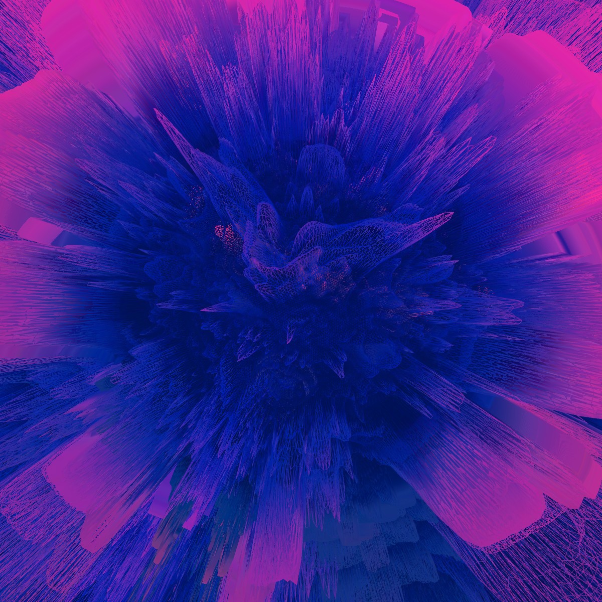 processing generative art abstract motion real time 3D glsl interactive Polygons