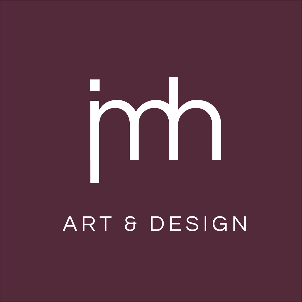 branding  self branding jmh purple logo design print typography  