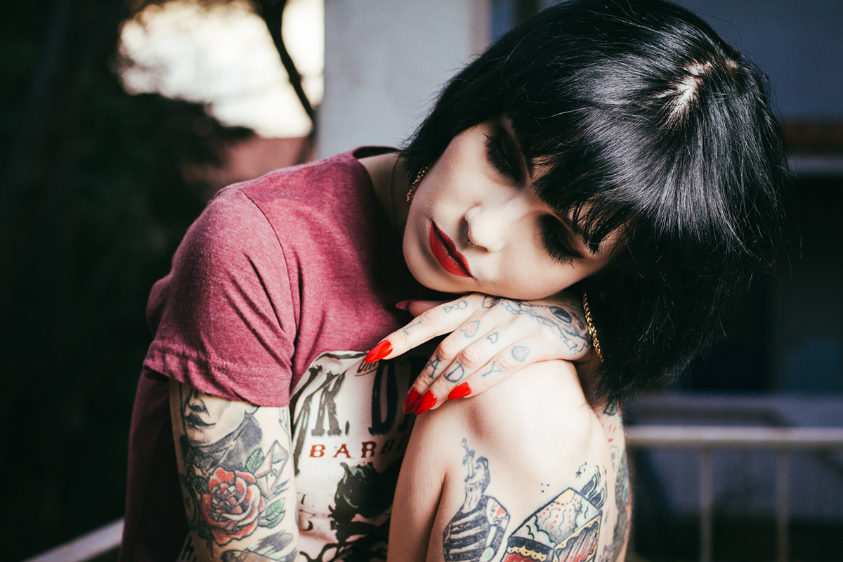 ink editorial tattoos teens Young Lisbon light magazine design TravellInk passion life