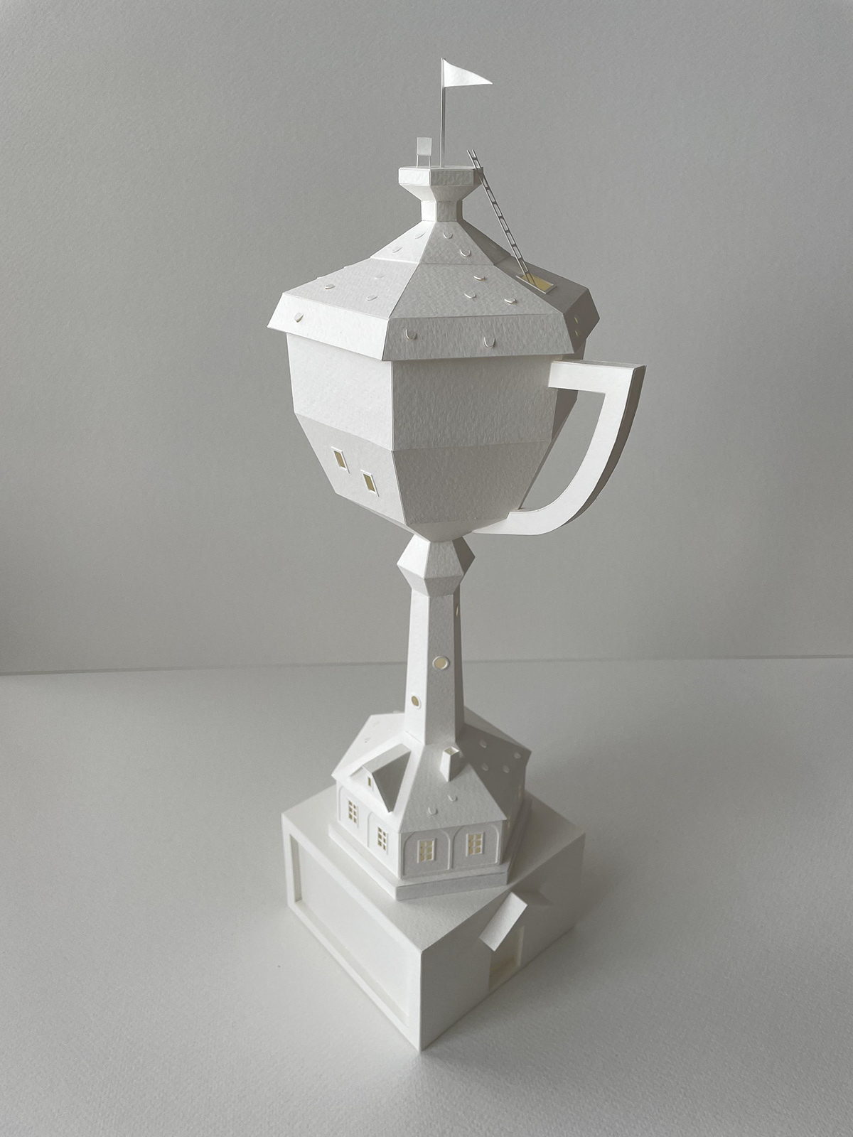 award paper paperart papercraft prize sculpture
