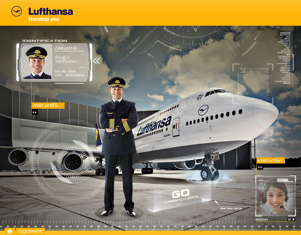 Lufthansa Web game