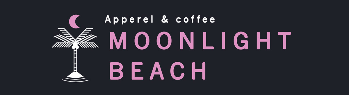 graphic design  coffee shop apparel Coffee beach moonlight brandig design brand