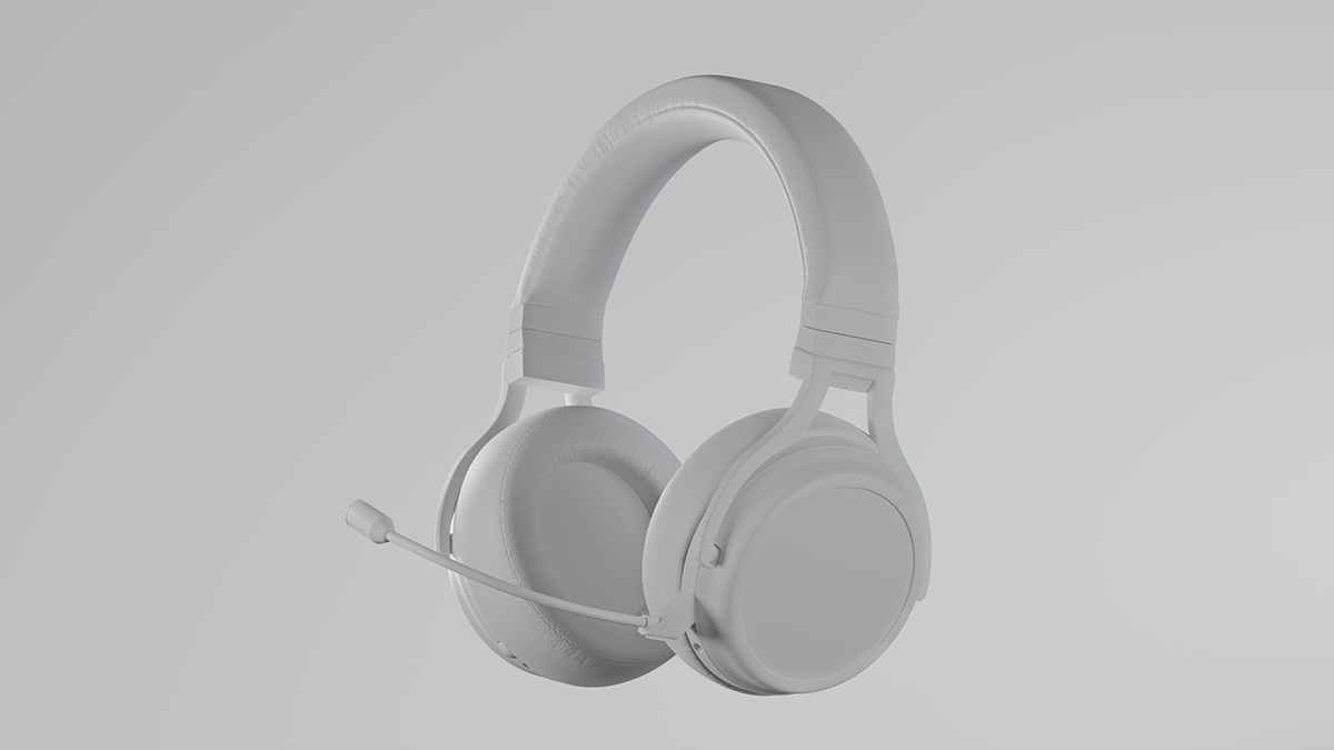 3D blender headphone product product render render 3d