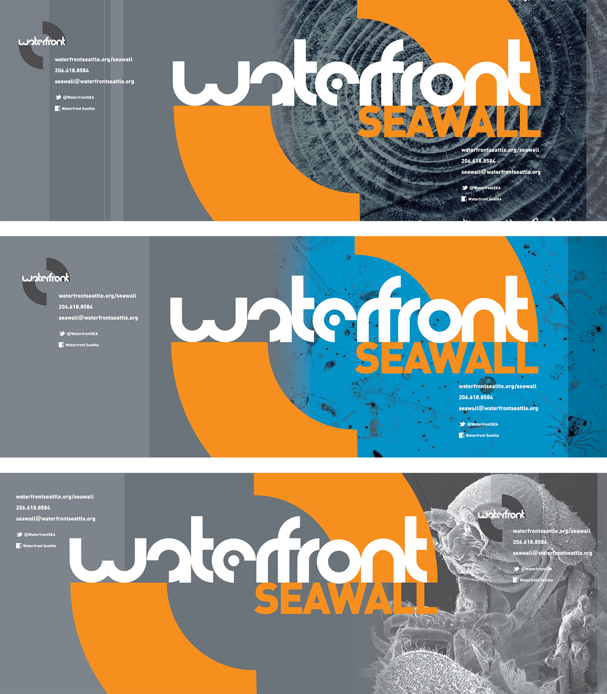 seawall waterfront seattle seattle waterfront poster brochure microsopic Community Outreach