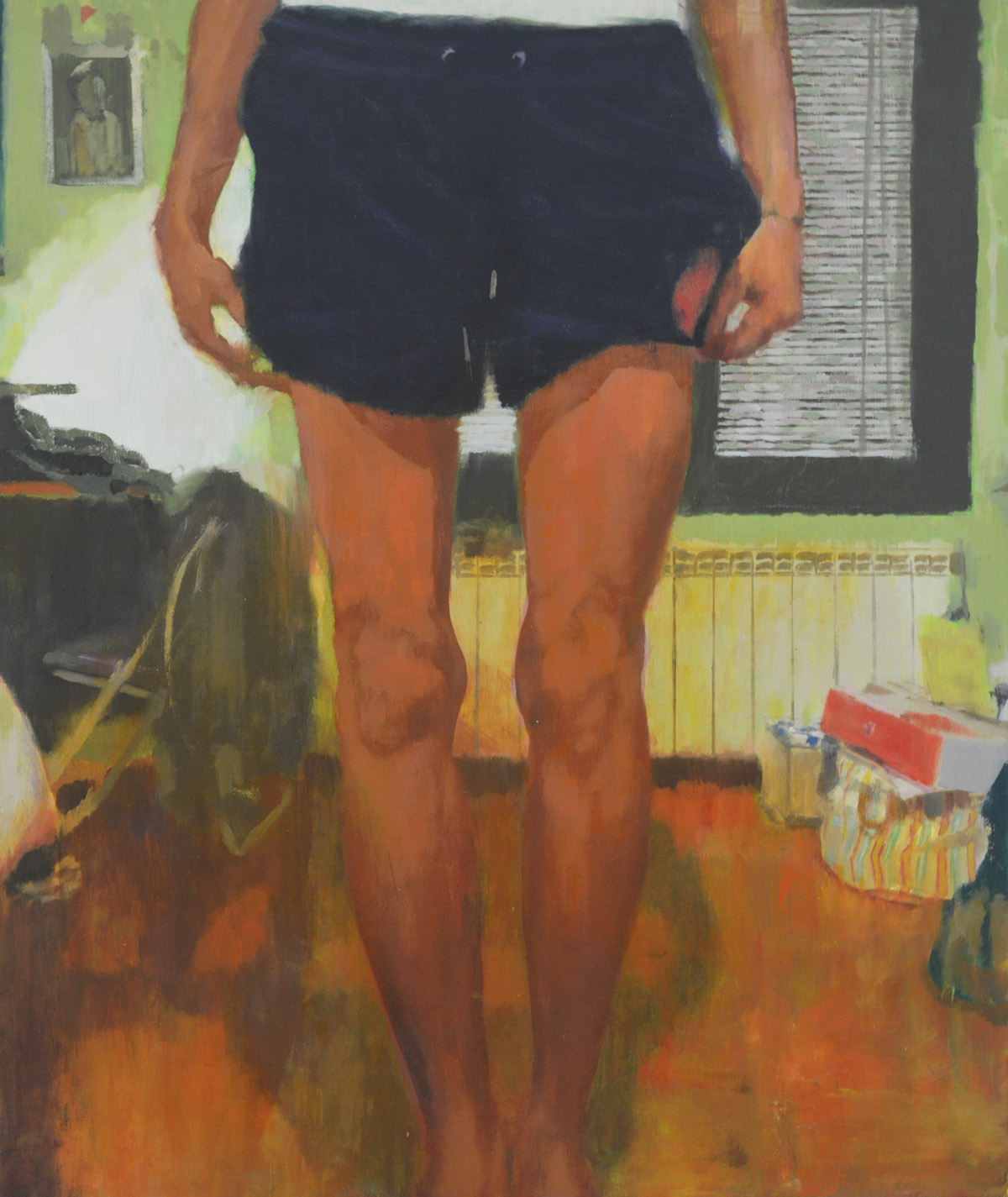 portrait tommaso oil feet legs Young model gay