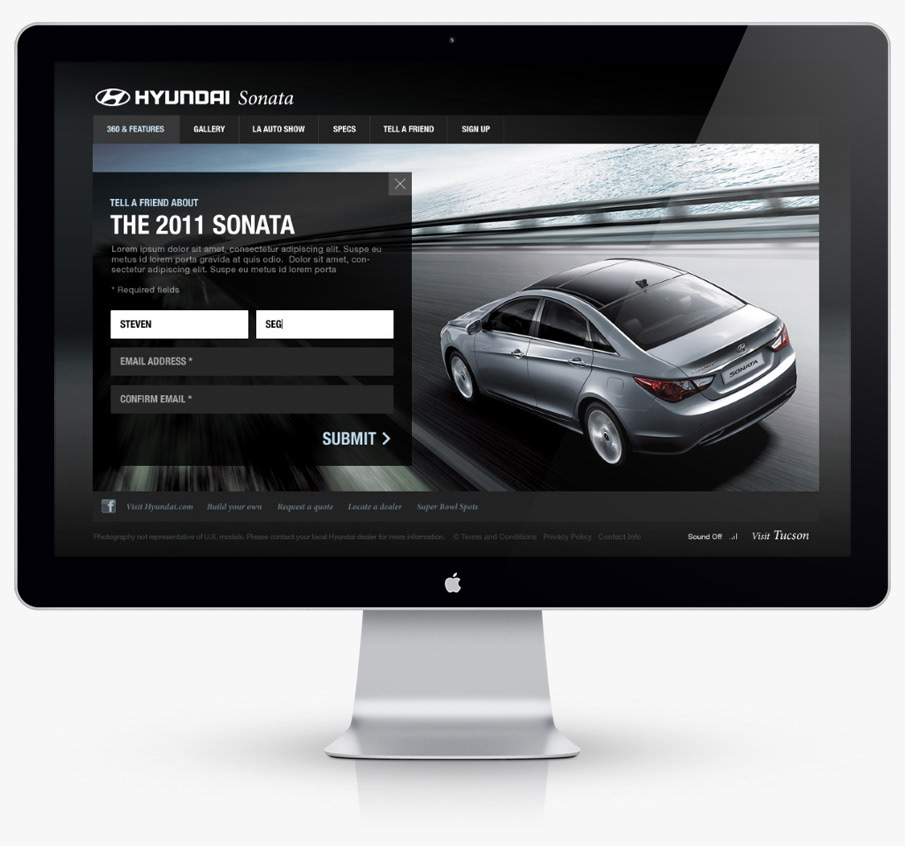Hyundai digital interface design