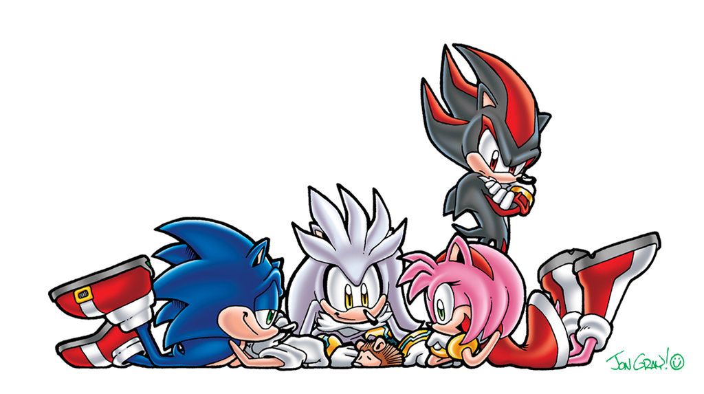 Archie Comics SEGA Sonic the Hedgehog archie sonic tails the fox knuckles the echidna shadow the hedgehog amy rose blaze the cat cream the rabbit Dr. Eggman comics