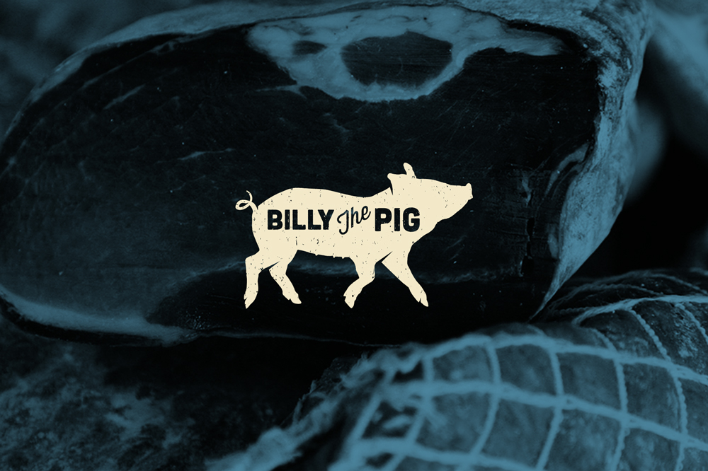 pig billy pork identity logo t-shirts Food 