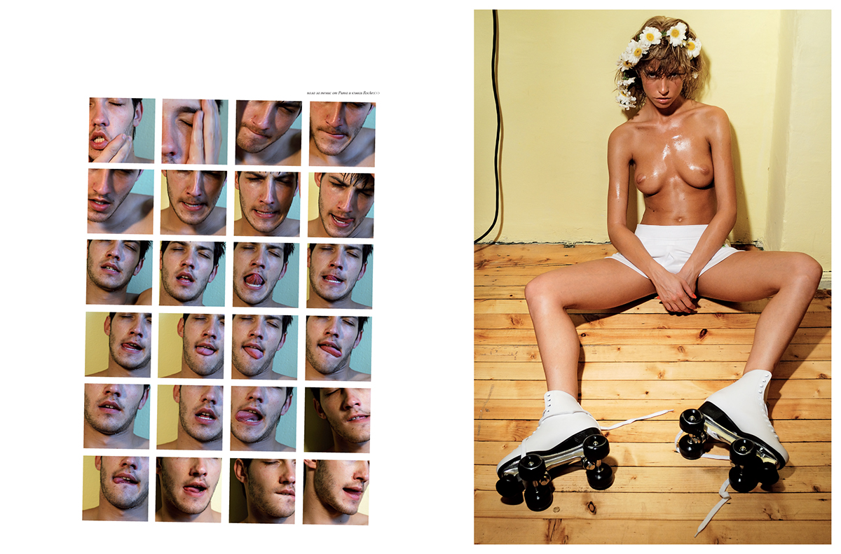naked Flowers boy girl underwear rollers