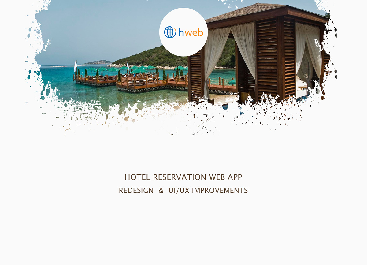 hotel reservation Online Reservation Travel redesign ui ux