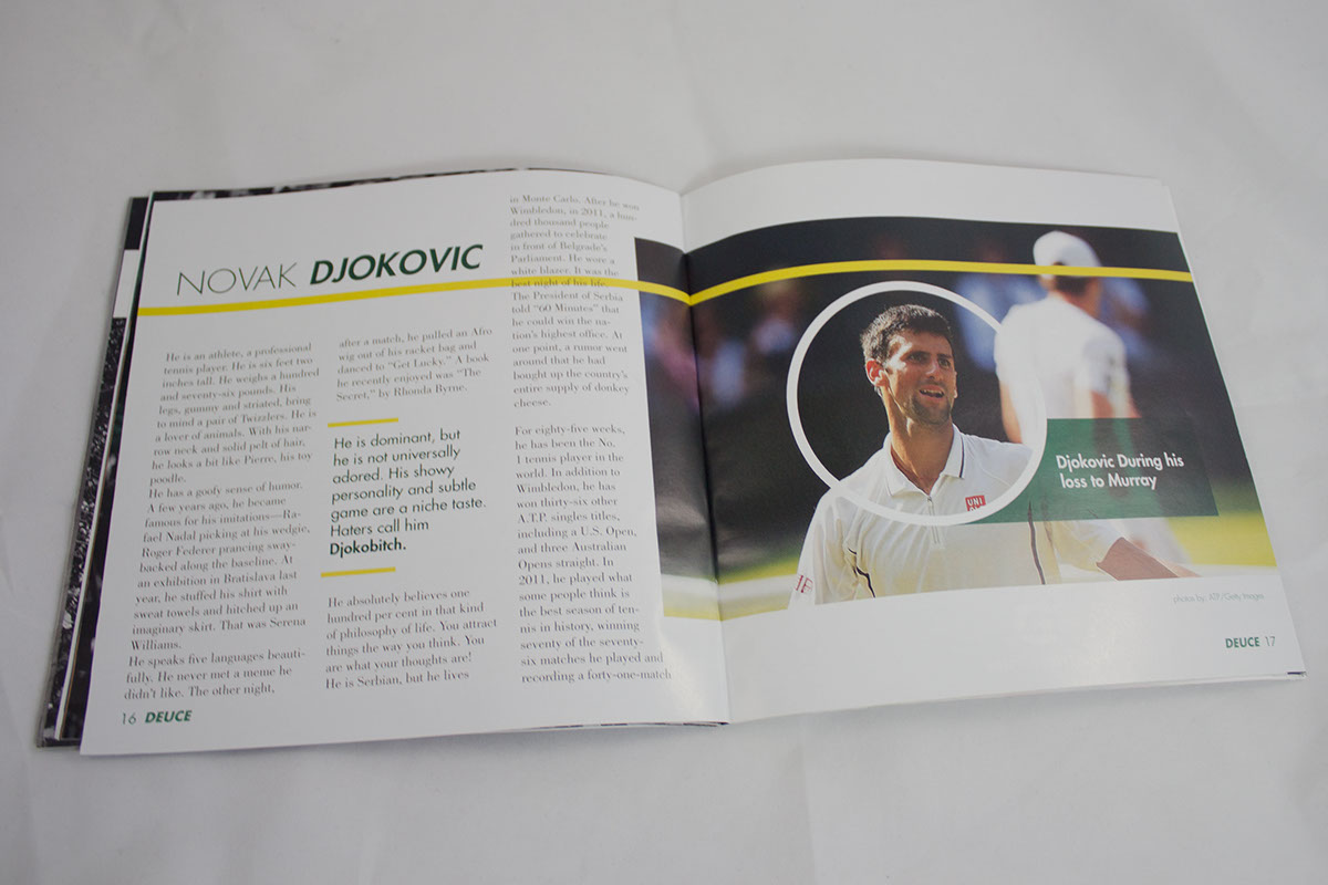 tennis tenis book Catalogue magazine