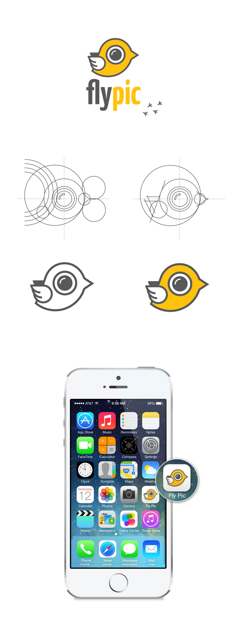 logo identity bird