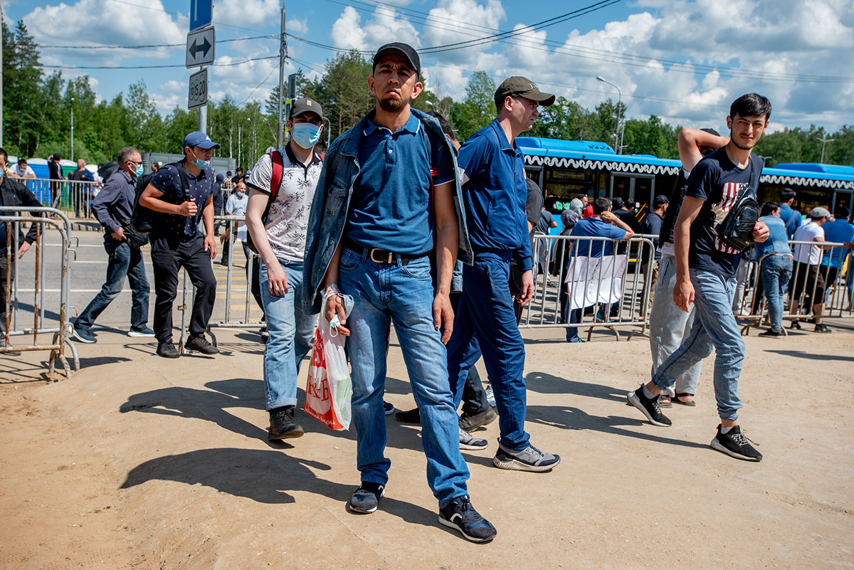Migrant Worker migrants people Podolsk politic Russia ММЦ