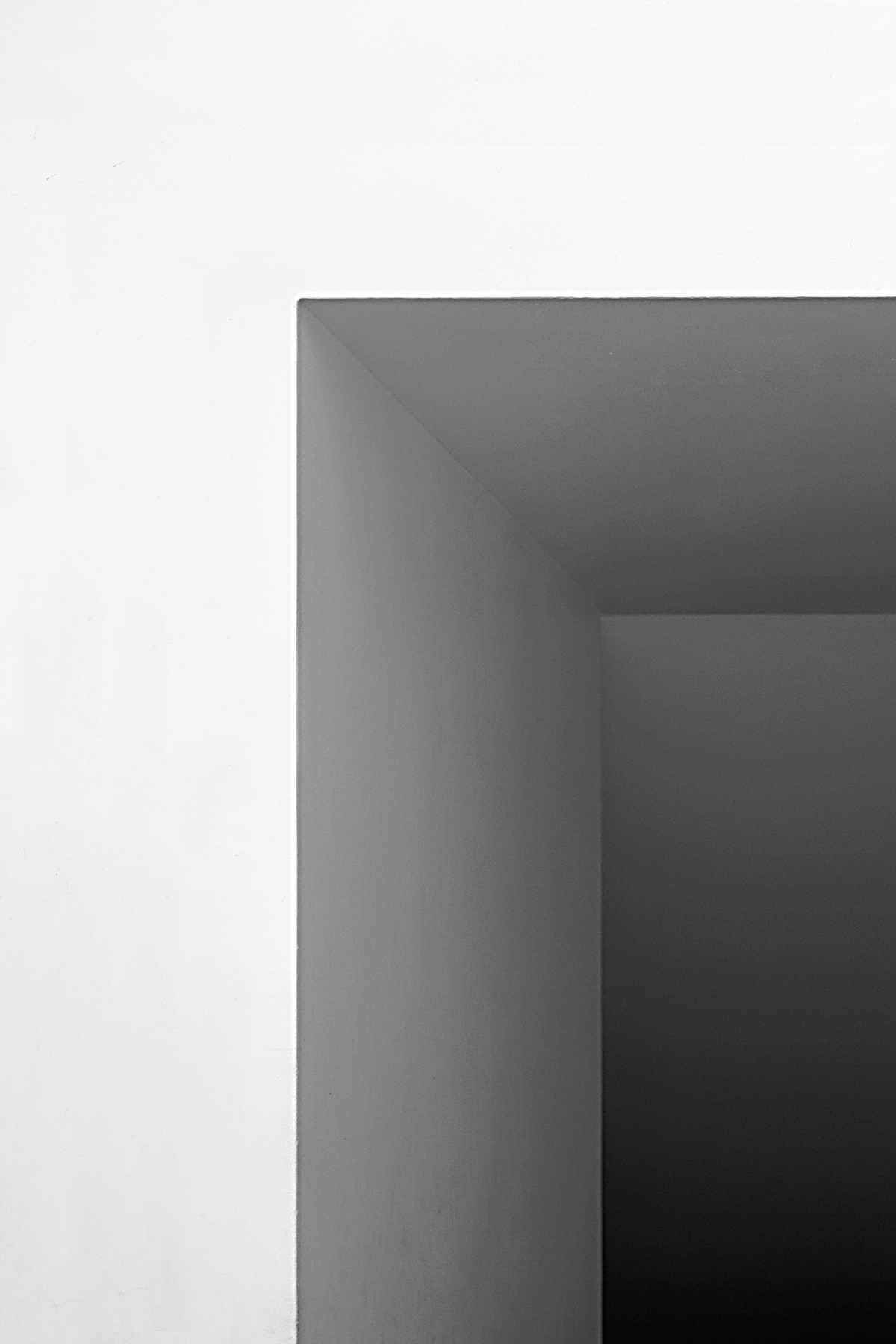 White black blank Space  graphics contemporary art design Behance simple clean minimal black and white