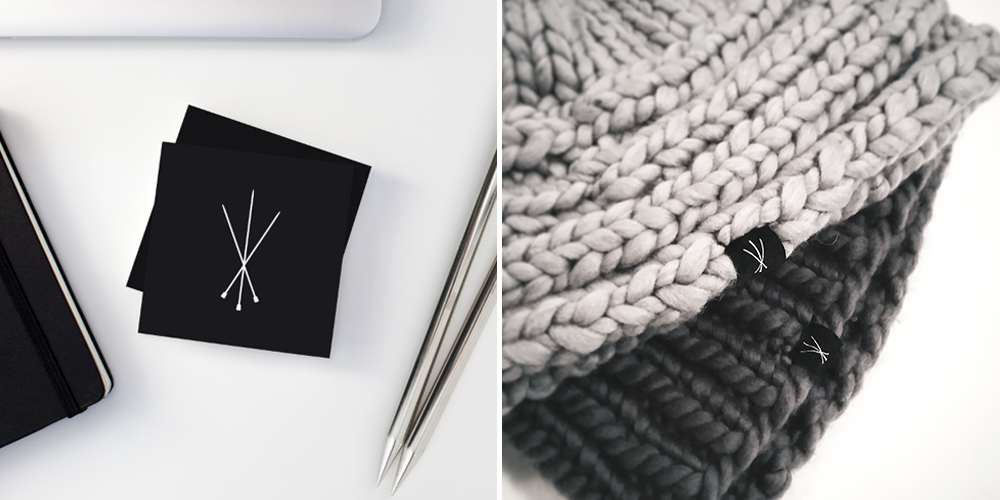 logo Rebrand knitting e-commerce email marketing Business Cards