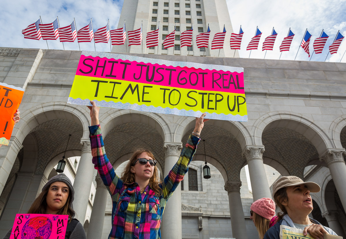 protest women's march dtla LGBT feminists protest signs politics street photography future is  feminine