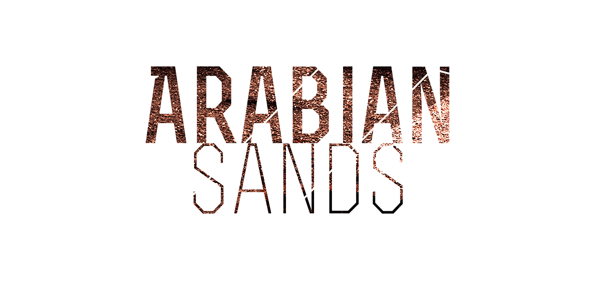Arab arabia sand poster typo graphic circles circle