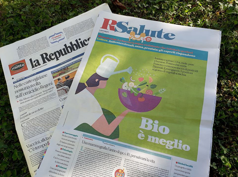 magazine bio biologico Nature Repubblica repubblicasalute Verde