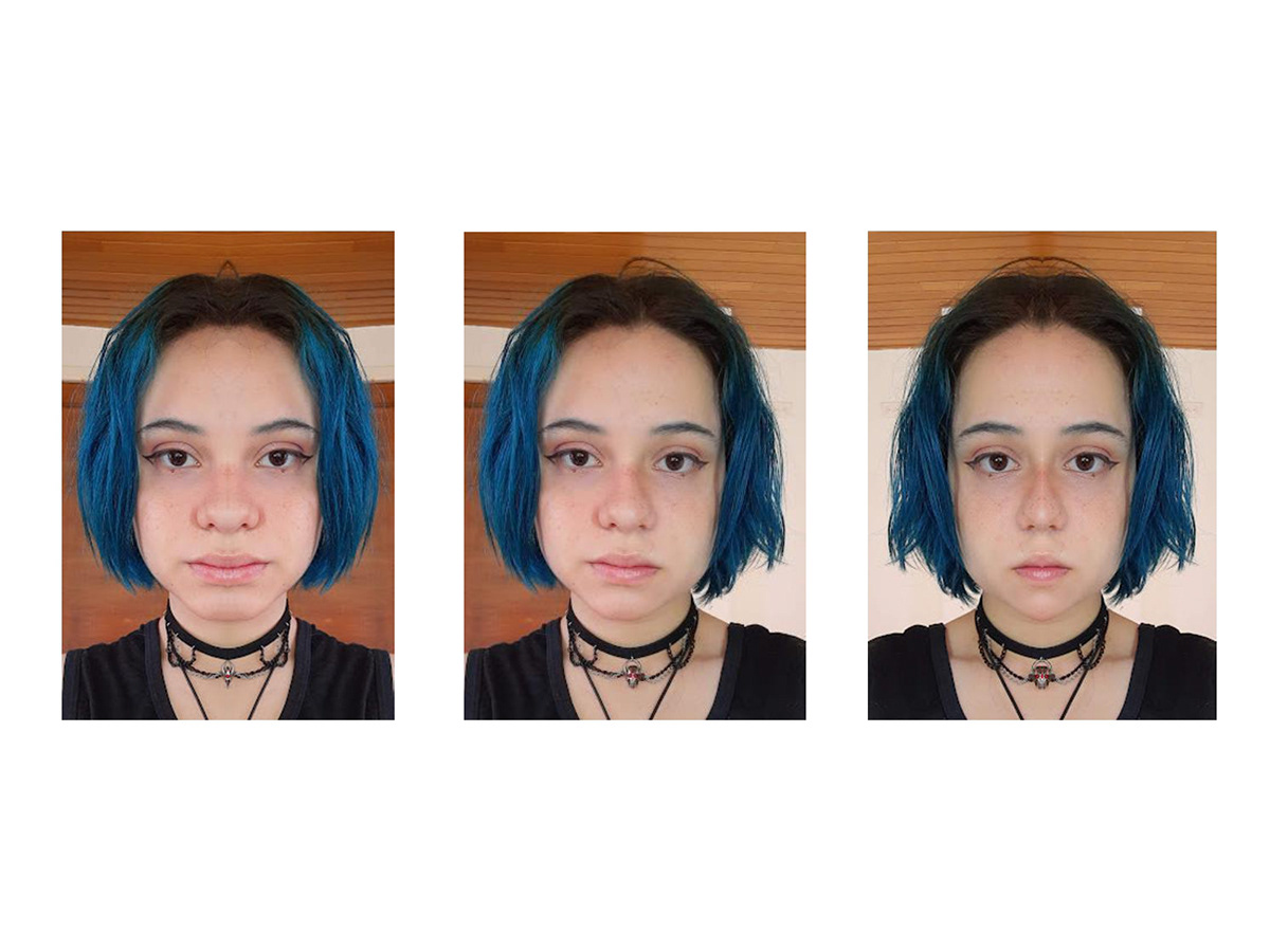human face Photography  simetry