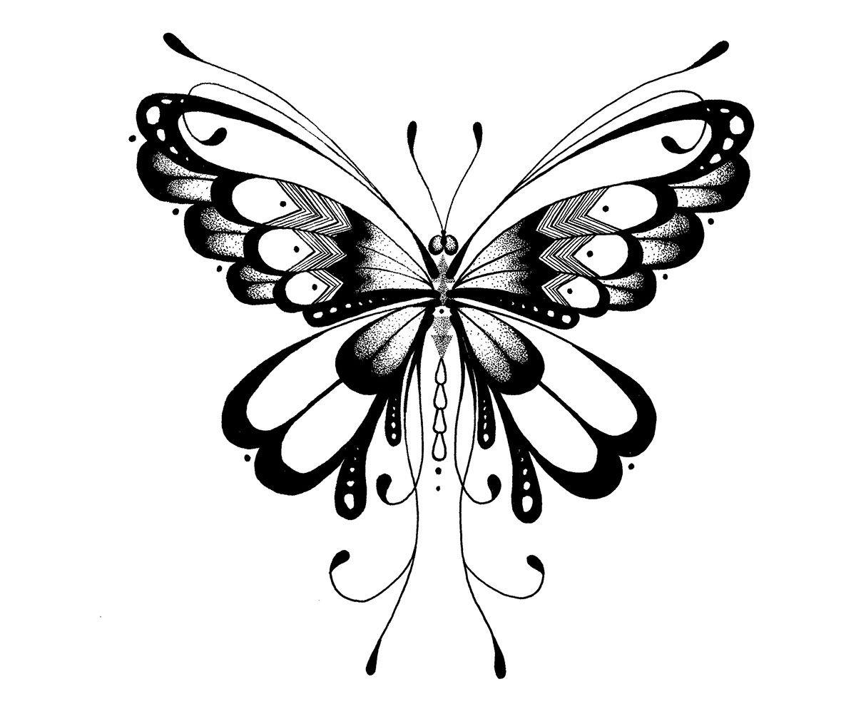 tattoo TATTOODESİNG desing temporarytattoo feather butterfly unicorn gold metallictattoo artwork lineart art vector dotwork