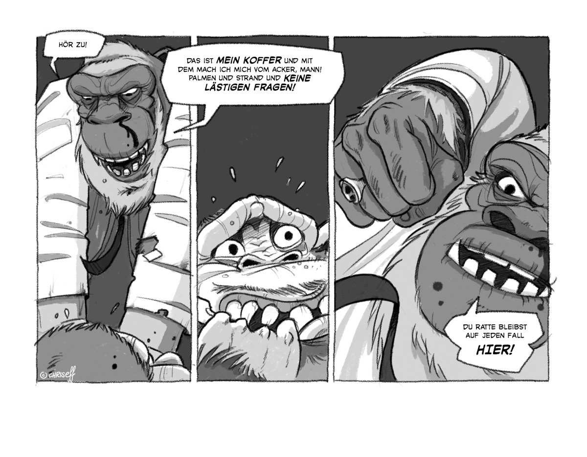 comic gorilla guenni jazam short story taxi traffic jam Vol. 6