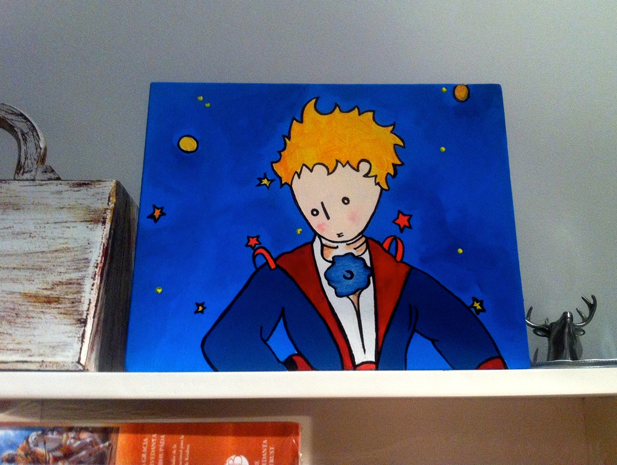The Little Prince el principito pared wall Paintingwall
