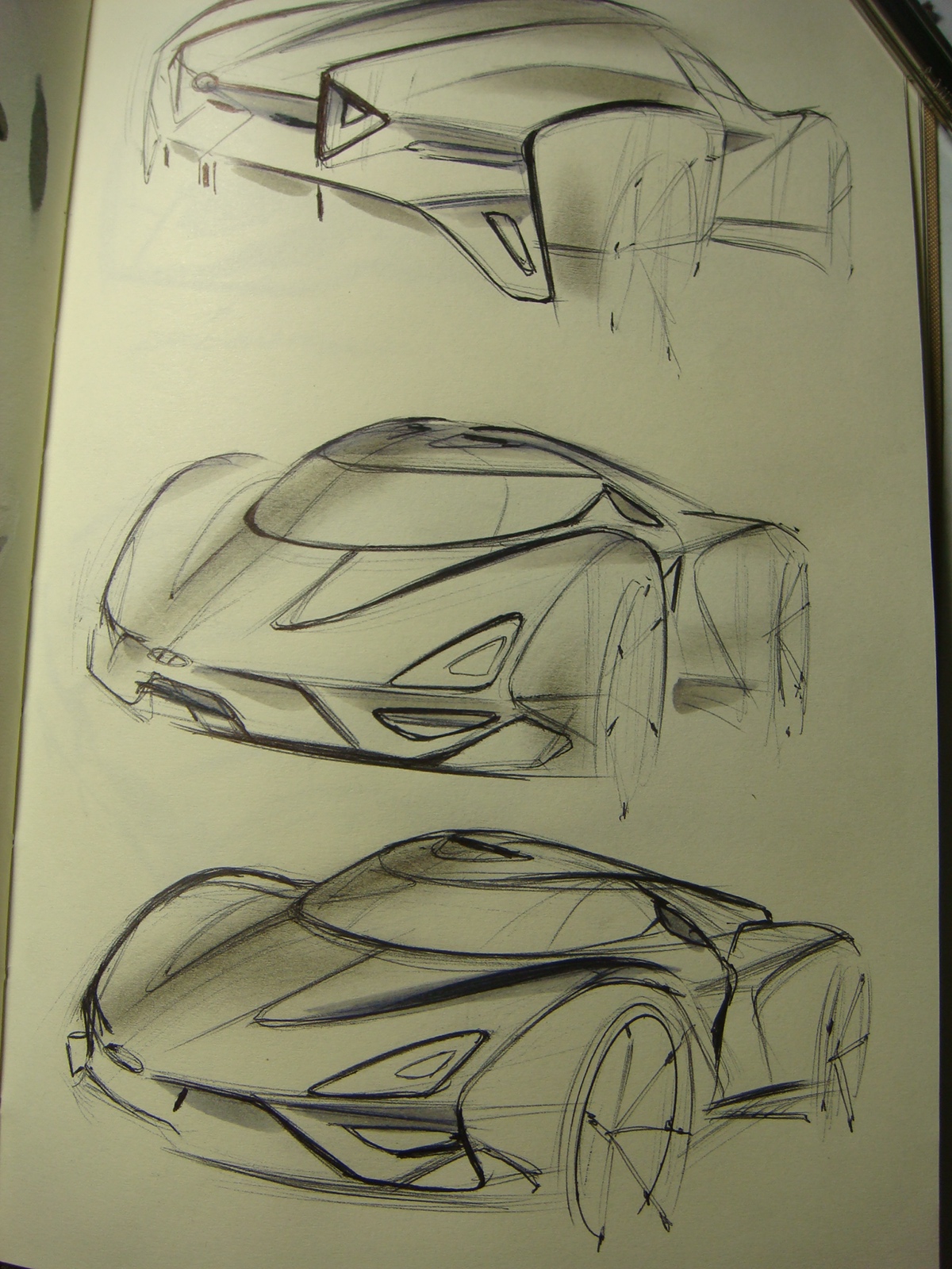 sketching design cardesign Auto