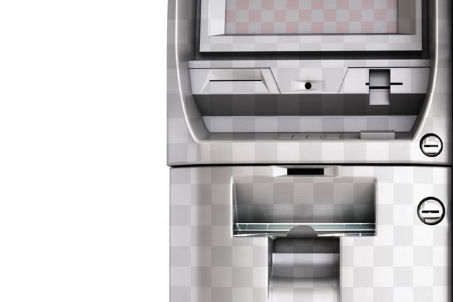 ATM machine mockups Mockup psd 3D automatic money Bank withdrawal