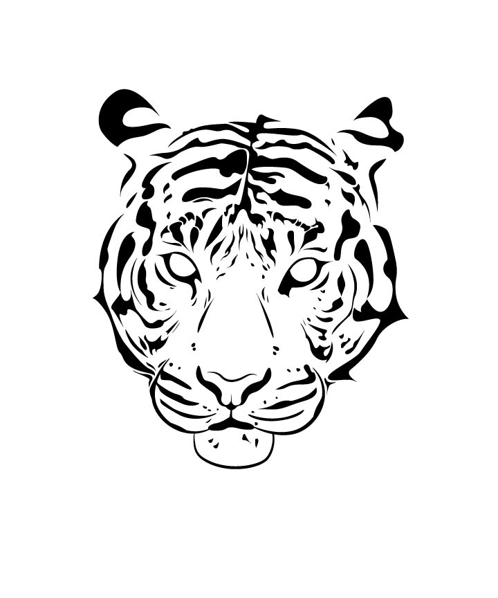 Lowden  patrick Lowden Designs tigers save the tigers animals linework t-shirt
