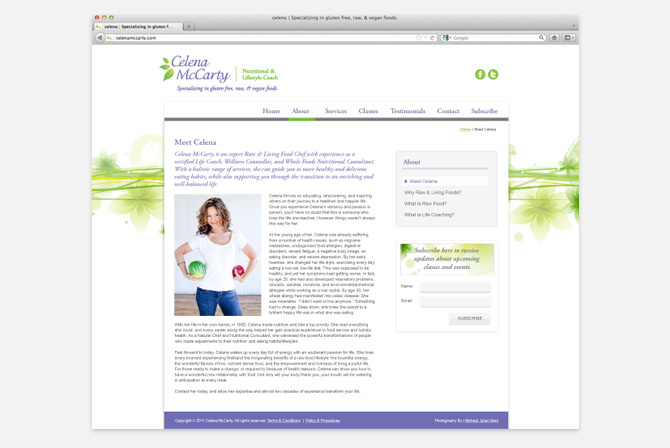 client work Wordpress Website health & wellness Flyer Design Business Cards Logo Design