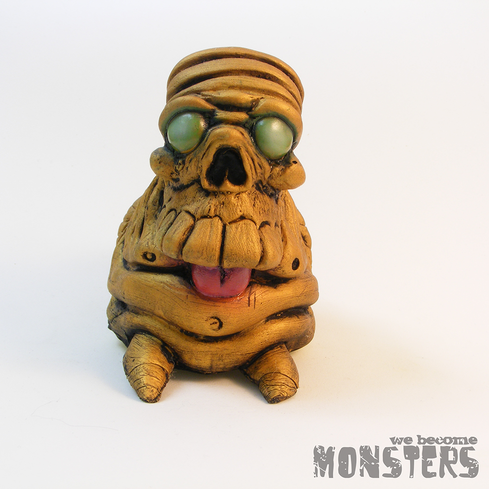 monster skull toys resin indie fat lowbrow