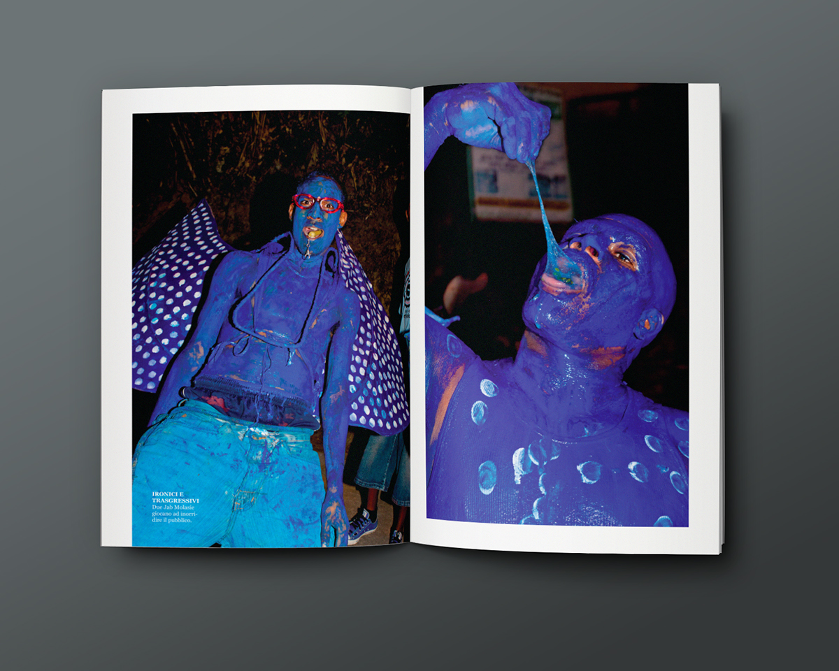 Trinidad Carnival Carnival colours Caribbean Editorial Project funzine Script Font orange festival mud pigment blue devil emancipation trinidad&tobago