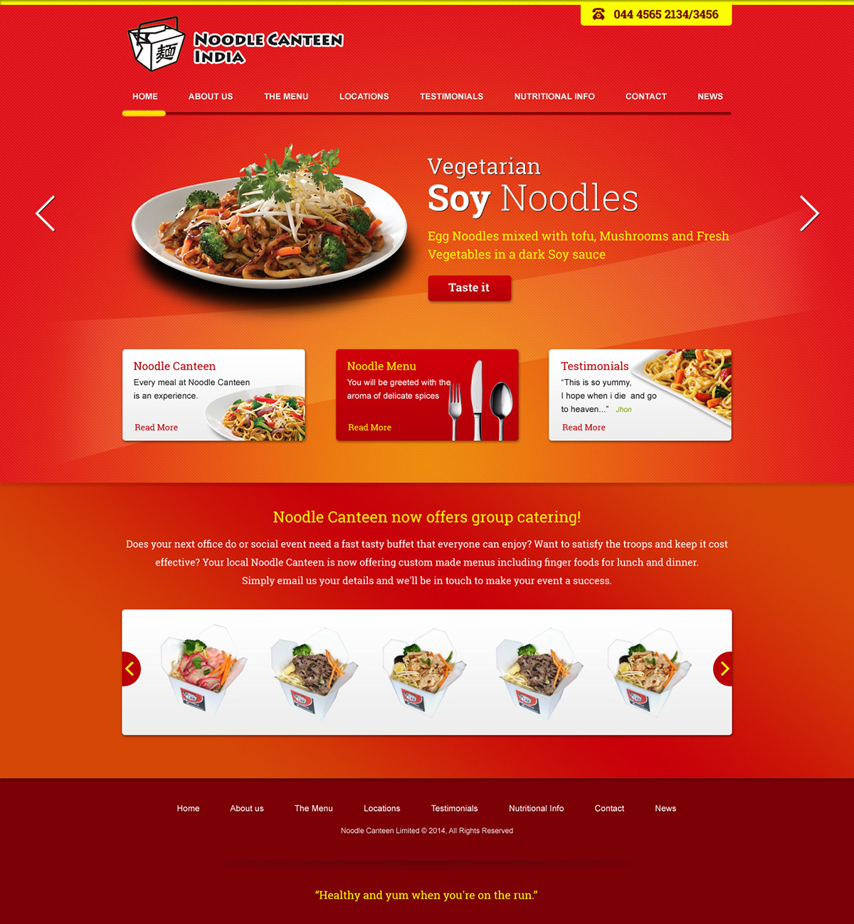 photoshop noodle wordpress html5 bootstrap Webdesign Layout