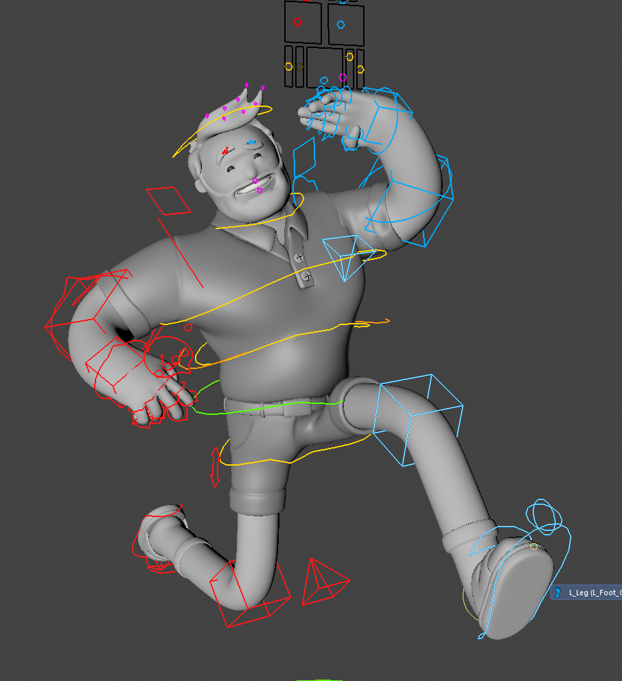 Adobe Portfolio c4d character animation cinema 4d octane rigging