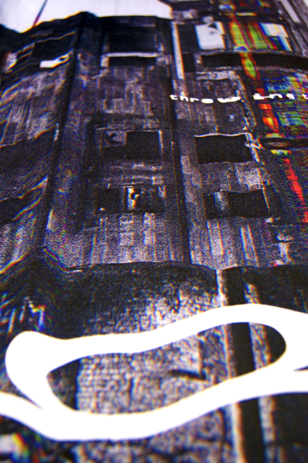 poster glasgow blur type treatment distorted typography collage photographic collage typographic collage  distorted graphics distortion typographic poster photographic poster Glitch glitch typography glitch poster