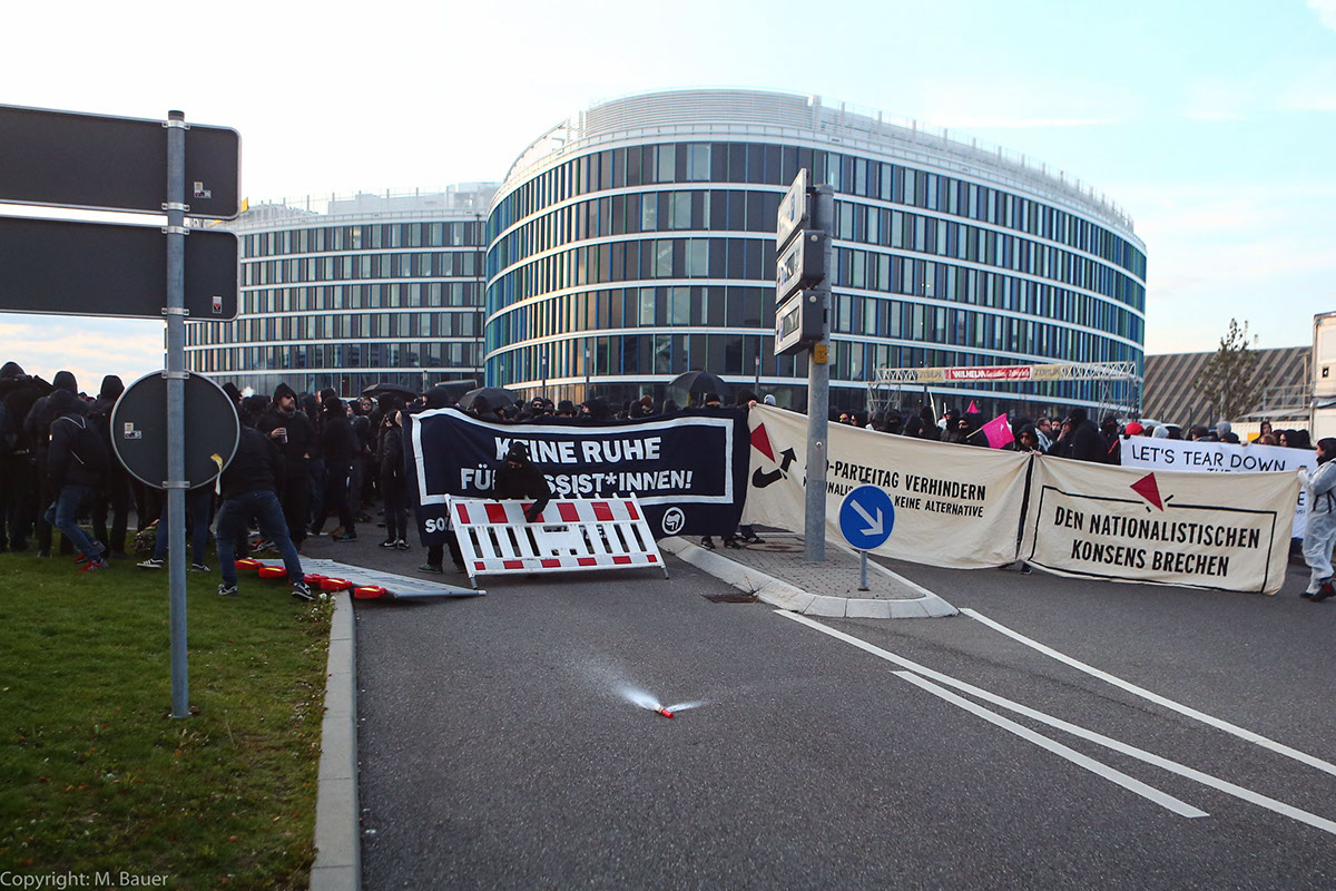 Adobe Portfolio afd stuttgart AnitFa Nazis Bundesparteitag blockupy