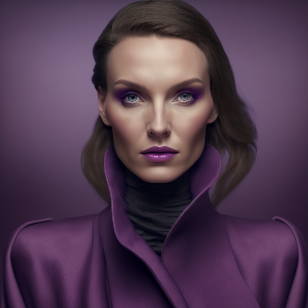 Photography  portrait purple