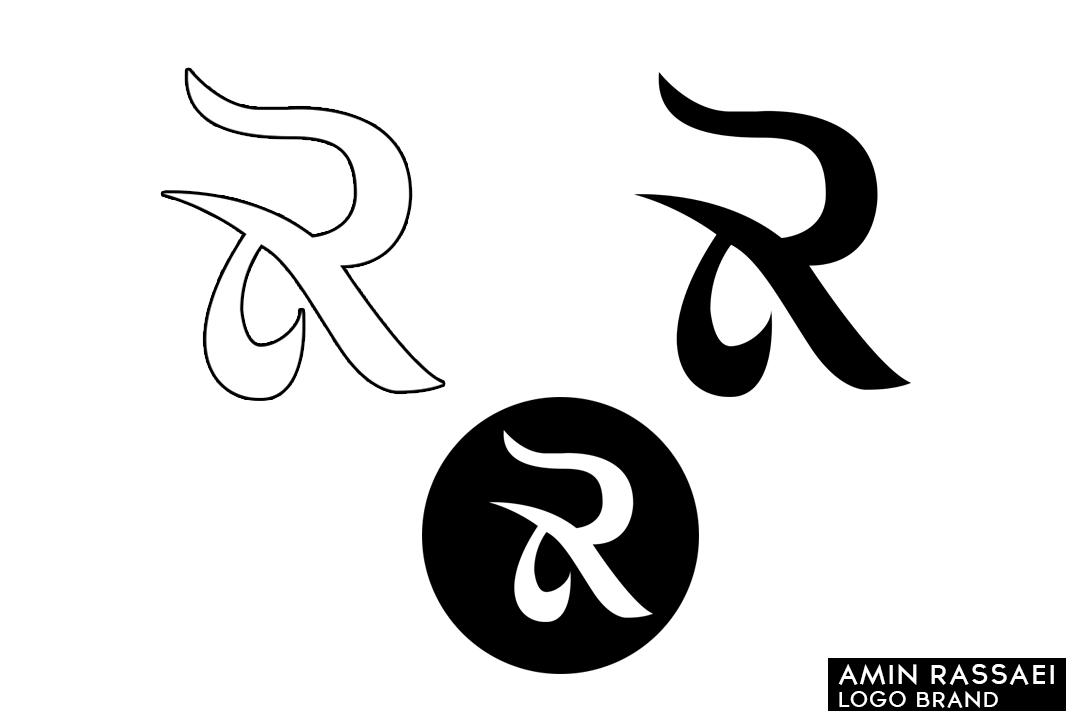 logo branding amin rassaei  Web Design  typography design graphics design Interaction design  branding 