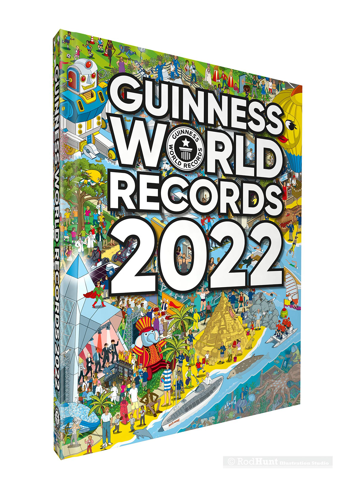 Guinness World Records 2022 Book Cover Illustration on Behance