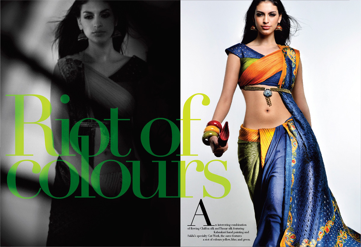 saree Sari indian Vishi vishal new-age elegant modern Catalogue fashion photography Model Beauty art Apparel woman