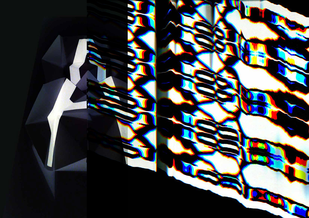 experiment Zine  Imagery exploring distortion Perspective reinterpretation design type experimental manipulation collage reflection